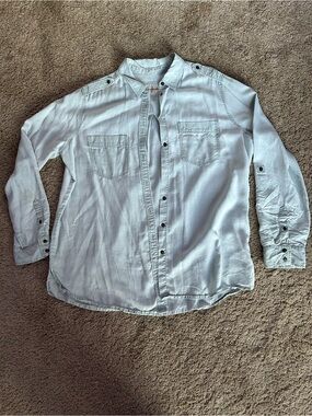 Express Boyfriend Chambray Shirt